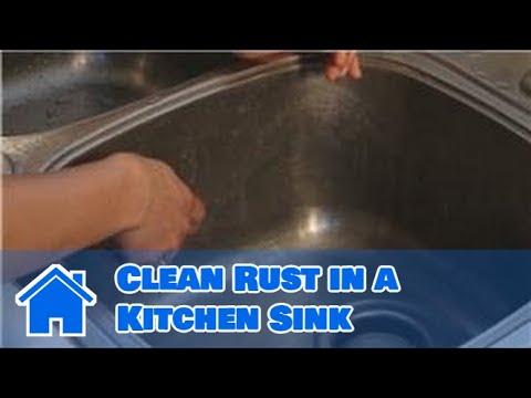 how to get rust off stainless steel sink