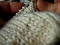 Left-handed knitting