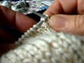 Left-handed knitting