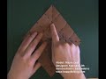 Оригами видеосхема листка часть 1 из 5
