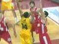 Giannis Bourousis against Massey