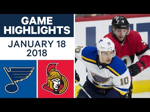 Video: NHL game in 4 minutes: Blues vs. Senators