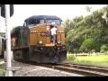 CSX Q741 meets CSX 0925 at Plant City FL 8-14-09.   My 900th video!!!