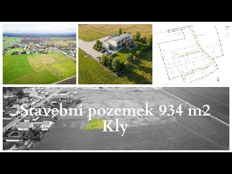 Video Prodej komerčního pozemku 934 m², Kly