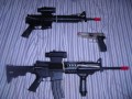 my airsoft guns and paintball guns