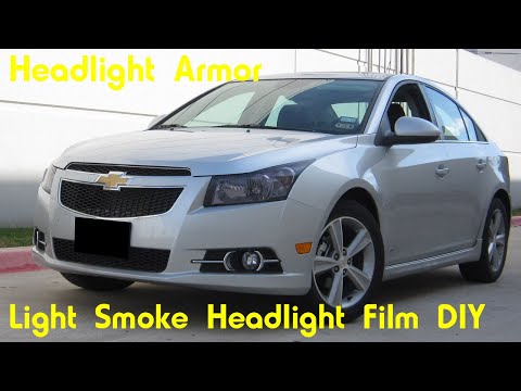 Light Smoke Headlight Tint Protection Kit DIY – Headlight Armor – Chevrolet Cruze