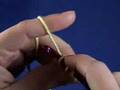 Crochet Circle Worked into a Single Chain Stitch