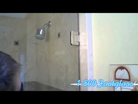 how to adjust shower door