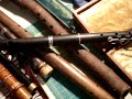 this is my terry mcgee grey larsen preferred model african blackwood 6-key irish flute playing some random crap that is sometimes e harmonic minor but mostly just e minorish.
