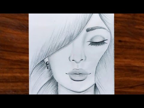 video-linktoworks-How to Sketch Women Face | Step by Step Drawing of...