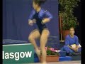 World Class Romania gymnastic girl Andrea Raducan in Glasgow