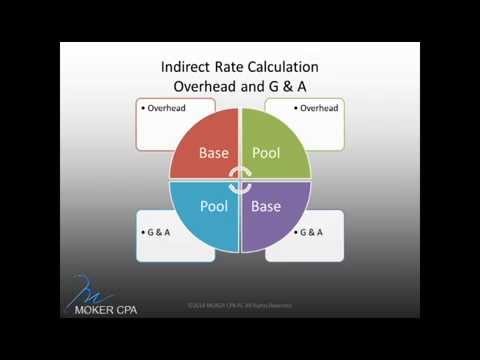 how to apply g&a and overhead rates