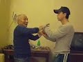 Sifu Yip Chun teaches Donnie Yen Chi Sao