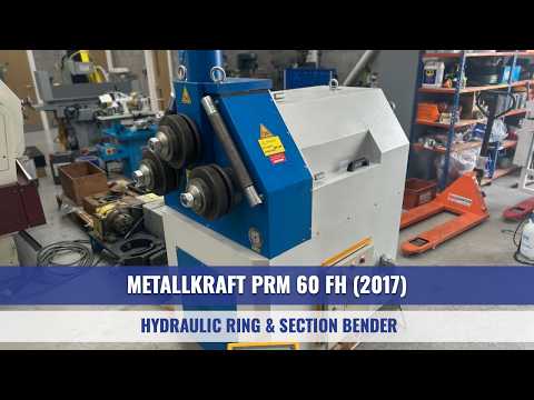 2017 METALLKRAFT PRM 60FH Hydraulic three-roll ring and section bending | Charter Auctions (1)