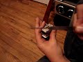 Me picking a commercial master lock