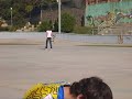 Danny Ruiz single push on race track