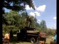Ryan Rose falls off a dump truck
