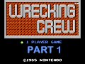 (review) the number of games featuring mario is incredibly big. here's another one to add to that pile : wrecking crew. released in 1985 by nintendo, you control mario in your mission to tear down all 100 buildings while avoiding monsters and fireballs. unlike most mario games it has no time limit and you can also choose which level to play by pressing 