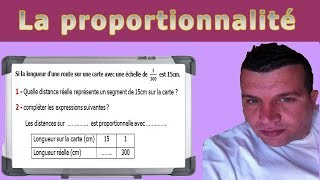 Maths 6ème - La proportionnalité échelle des plans Exercice 3