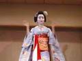 Maiko dance in a Kyoto hotel.