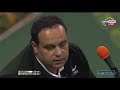 gael monfils has an argument with the umpire regarding a warning for time abuse on his match against philipp kohlschreiber, in doha visit us at: http://bolam...