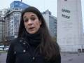 Colgados en el obelisco