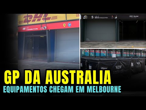GP DA AUSTRALIA: EQUIPAMENTOS CHEGAM NO CIRCUITO DE MELBOURNE | FORMULA 1 2026
