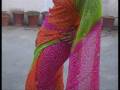 videos de Multicolor Pure Georgette Bandhej Saree with Blouse