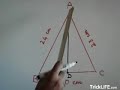 locate centroid of the given triangle