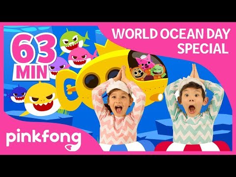 Baby Shark Dance and more | World Oceans Day | +Compilation | Pinkfong Songs for Children