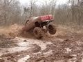 MUD TRUCKS - BOUNTY HOLE CRASH!! at Red River Mud Bog - PART 3