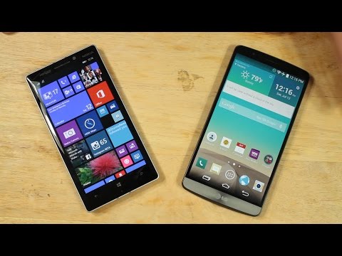 Phone BATTLE! LG G3 vs Nokia Lumia Icon/930! Fight! Smartphone Comparison Showdown!