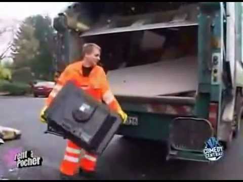 Rent a Pocher - Als Müllmann / Bei der Müllabfuhr