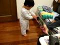Aiden mopping!