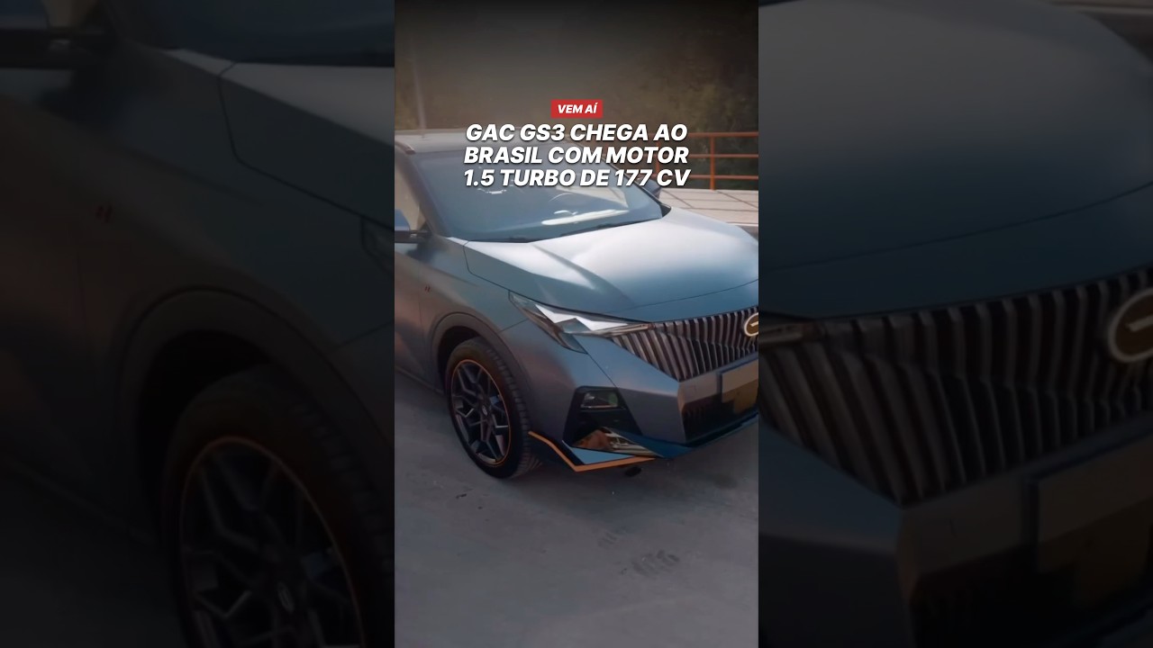 GAC GS3 chega ao Brasil com motor 1.5 turbo com 177 cv