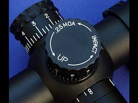 how to adjust scope on a rifle