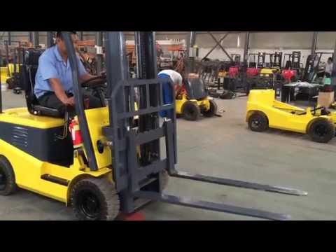 how to drive a electric forklift