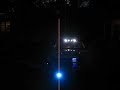 Homemade LEDS Dash Lightbar(Blue&White)