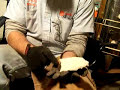 Overshot flaking demonstration
