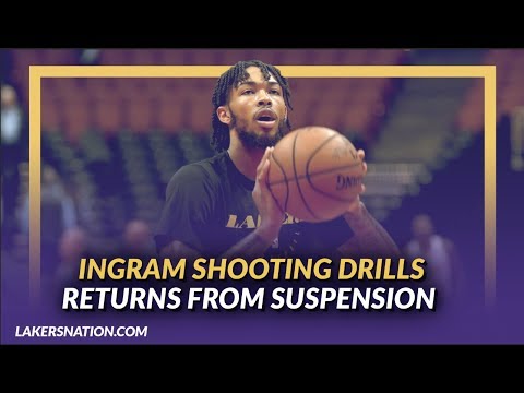 Video: LakersNation Shooting Mix: Brandon Ingram Returns From 4 Game Suspension to Play Timberwolves