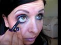 Bluebrown eyeshadow.