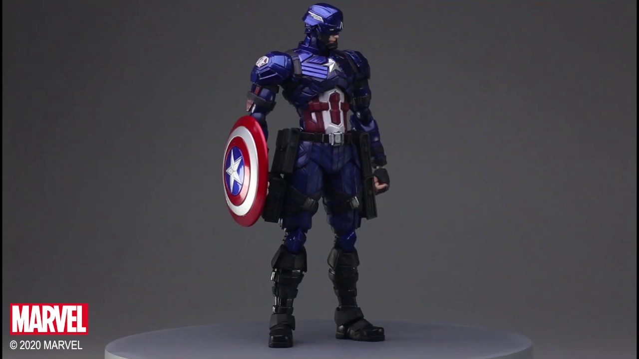 Video MARVEL UNIVERSE VARIANT BRING ARTS™ DESIGNED BY TETSUYA NOMURA CAPTAIN AMERICA