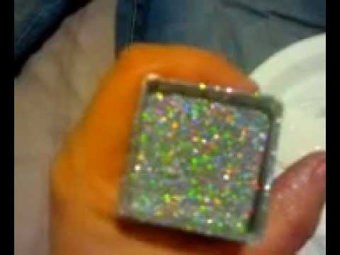 how to set glitter on fabric