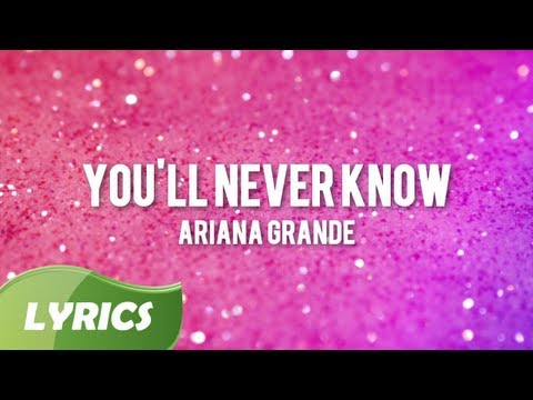 Tekst piosenki Ariana Grande - You Will Never Know po polsku