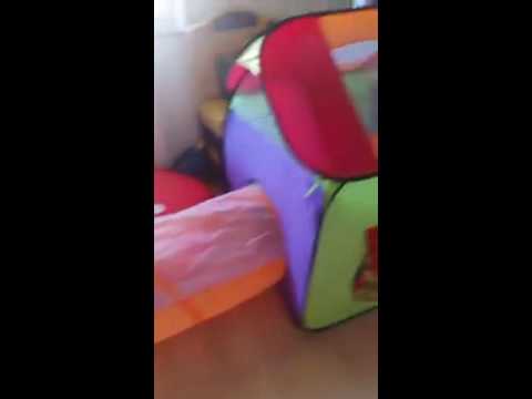 KIDUKU® 3 teiliges Iglu Kinderspielzelt Spielzelt, Riesiges Zelt fuer riesigen Spass