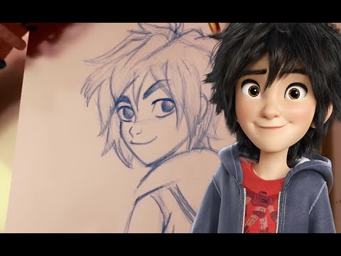 how to draw hiro hamada