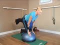 Bosu Ball Core Exercises : Bosu Ball Core Exercises: Four-Point Balance Bosu Ball Core Exercises : Bosu Ball Core Exercises: Four-Point Balance