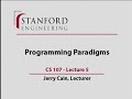 Lecture 5 | Programming Paradigms