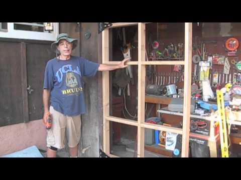 how to build a door out of 2x4