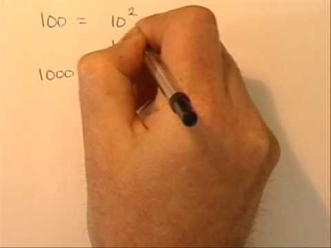 how to read log scale